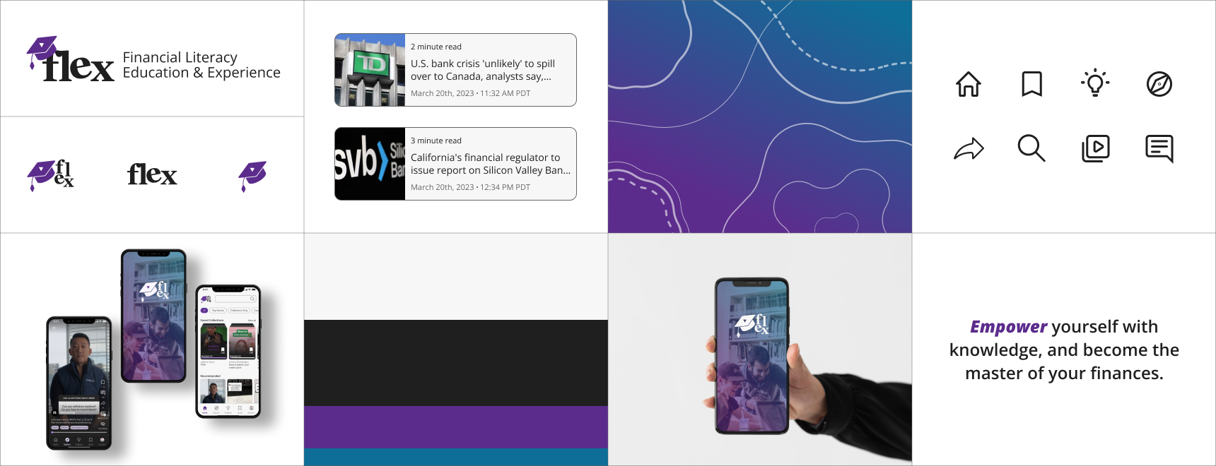 Flex 8 Grid Brand Identity